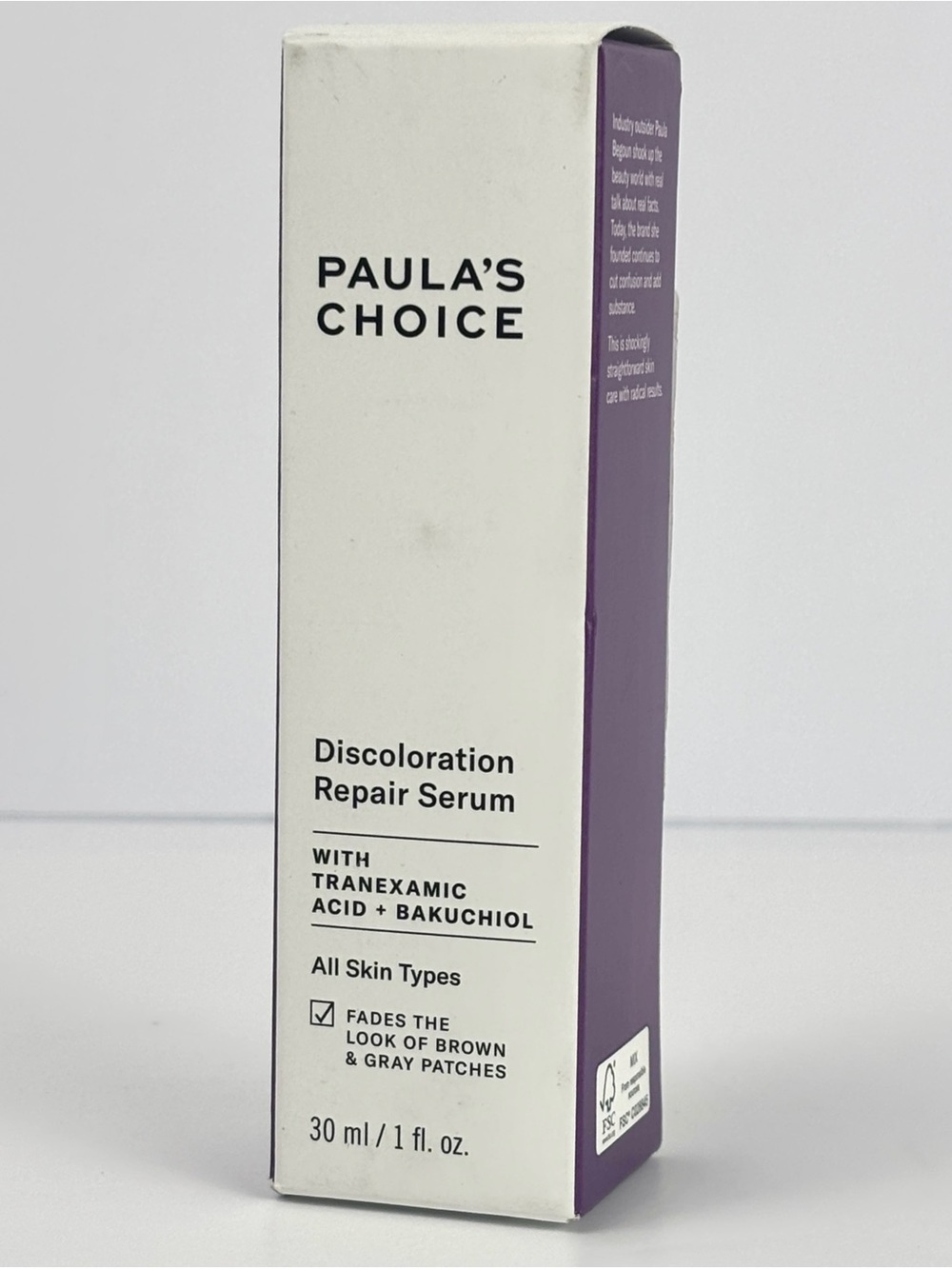 Paula's Choice Discoloration Repair Serum Tranexamic Acid Bakuchiol 1 oz NIB